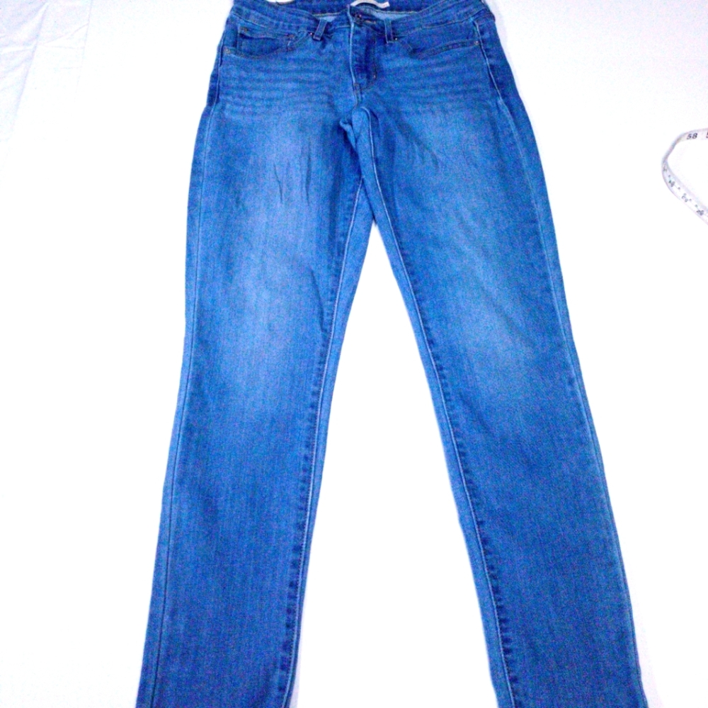 LEVI'S Strauss  711  Skinny Denim Jeans Light Blue